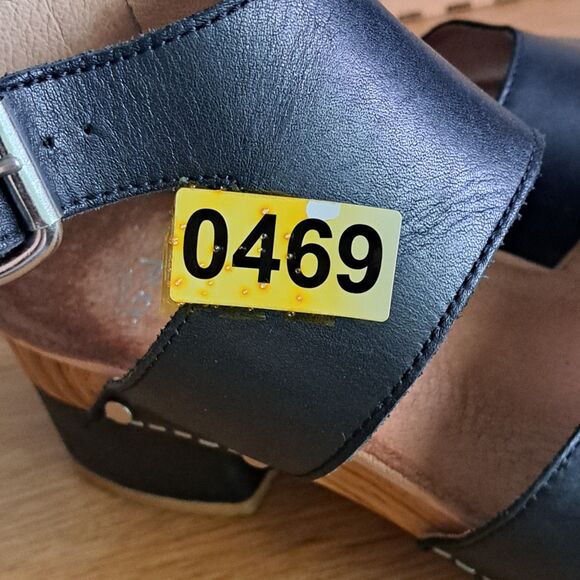 Dansko Minka Women’s EU 40 Black Leather Block Heel Ankle Strap Sandals 10 - Picture 10 of 10